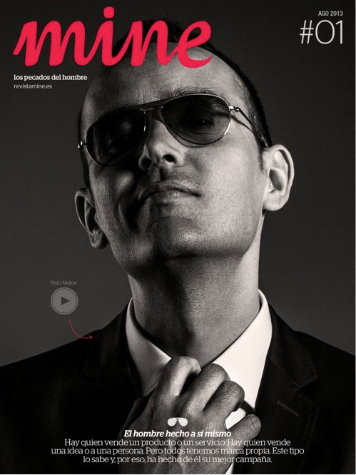 Risto Mejide protagoniza la portada del primer número de la Revista&nbsp;Mine