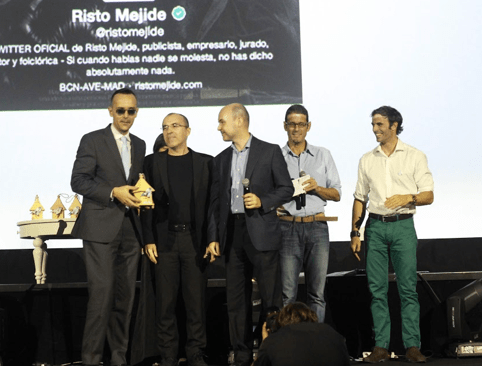 Risto Mejide, recibe el premio Tweets Awards&nbsp;2013